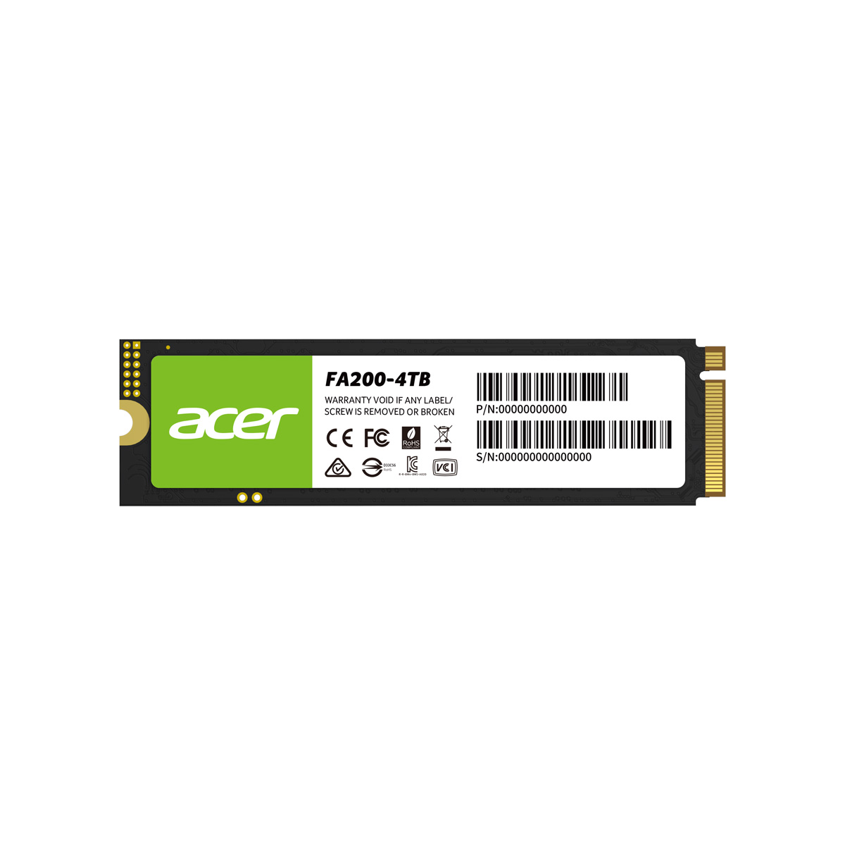 Ổ cứng Acer FA200 SSD M.2 NVMe 2.0 PCIe 4.0