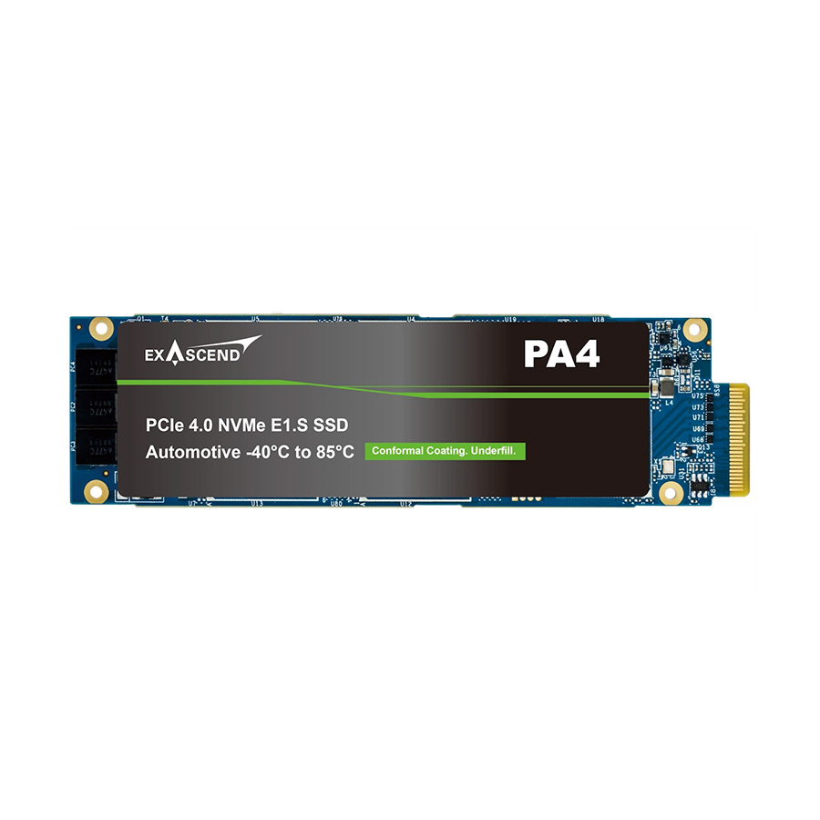 Exascend PA4 SSD E1.S NVMe 1.4 PCIe Gen 4 x4 (5.9mm/15mm)