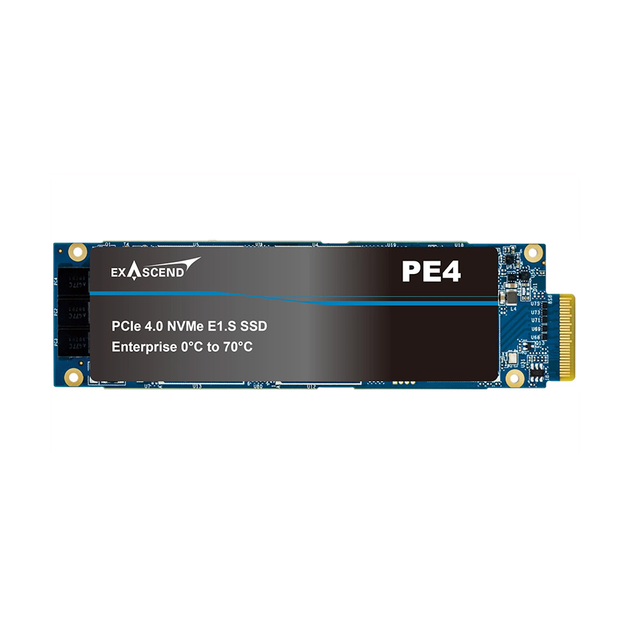 Exascend PE4 SSD E1.S NVMe 1.4 PCIe Gen 4 x4 (5.9mm/15mm)