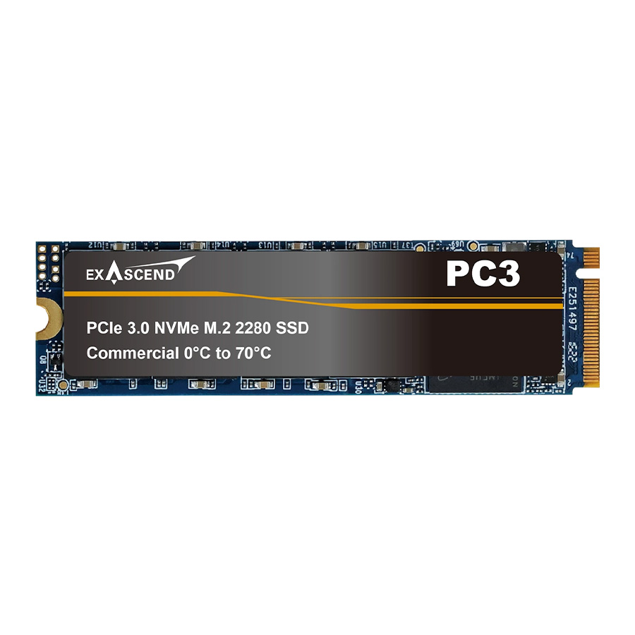 Exascend PC3 SSD M.2 2280 NVMe 1.2 PCIe Gen 3 x4