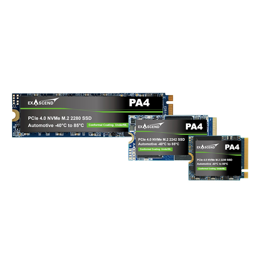 Exascend PA4 SSD NVMe 1.4 PCIe Gen 4 x4