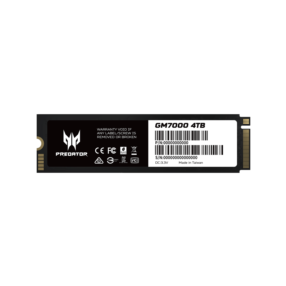 Ổ cứng SSD Predator GM7000 NVMe PCIe 4.0 Gaming