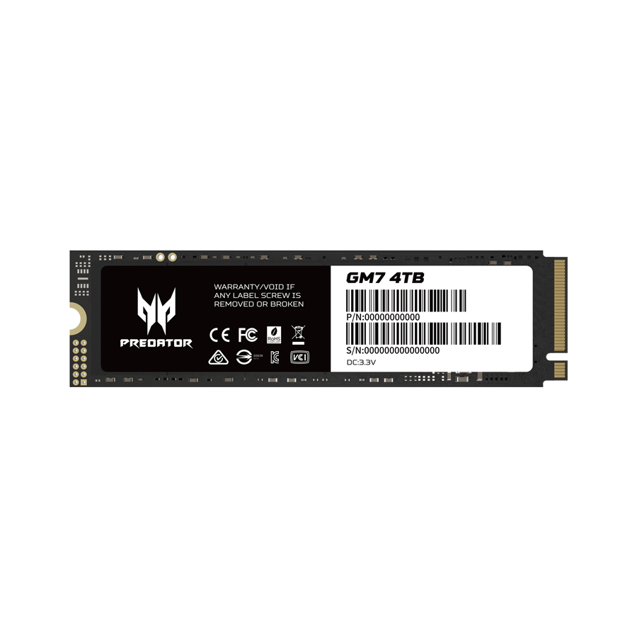Ổ cứng SSD Predator GM7 M.2 PCIe 4.0 Gaming